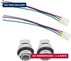 Dskoiph 2 Pcs Front Turn Signal Light Socket Connector Harness W/ 3-WIRE Kit Com New. Price: $20.61.