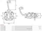 For Rozruszniki Alternatory SBH5002 Brand New As-pl Starter Motor Brush Ho Neu. Price: $15.91.