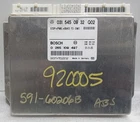 2001-2002 Mercedes S430 60163 Abs Control Module 220 Type 0315450932 Used. Price: $53.95.