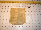 Mercedes W126 Usa Version Two Language Fuse Designation Sheet ONLY,1265452000. Price: $21.95.