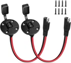 - 10040W Pack 12AWG Sae Power Socket Sidewall Port Solar Panel Flush Mount Con New. Price: $23.92.