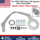 For 1955 1956 Chevy 265 V8 To Turbo 350 400 700R 4L60E Starter Adapter Plate Kit New. Price: $193.99.