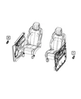 Genuine Mopar Seat 24 Way Switch 68549336AC New. Price: $184.44.
