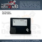 Toyota Corolla Immobilizer Computer Module 2014 2019 Oem 89780-0R070 Used. Price: $125.00.
