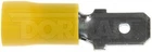 Dorman 85455: 12-10 Gauge Male Disconnect, 250 In., Yellow New. Price: $10.15.
