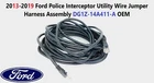 13-19 Ford Police Interceptor Utility Wire Jumper Harness Assembly DG1Z-14A411-A New. Price: $80.00.