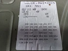 Engine Ecm Electronic Control Module Model Vin K 2.5L Fits 08-09 Jetta 12568466 Used. Price: $87.02.
