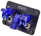 Jegs 11039 3-TOGGLE Panel With Switches Aluminum Construction On/off New. Price: $22.55.