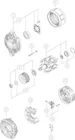 Alternator 67MM Belt Pulley Diameter 120A Charging Current Replacement Mahle New. Price: $229.57.