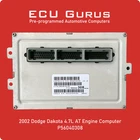 2002 Dodge Dakota 4.7L At Engine Computer P56040308 "vin Programmed" Ecm Pcm Ecu Remanufactured. Price: $319.95.