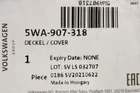 Vw Golf MK8 Audi Seat Skoda Voltage Converter Cover (hybrid) 5WA907318 Neu. Price: $43.00.