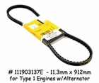 Vw Bug Ghia Super Beetle Air Cooled Type Alternator Fan Belt 11.3X912 New. Price: $15.95.