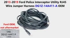 2013-2019 Ford Police Interceptor Utility RJ45 Wire Jumper Harness DG1Z-14A411-A New. Price: $80.00.