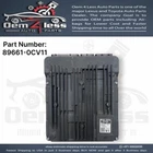 Toyota Tundra Ecu Ecm Engine Computer Control 2023 2024 Oem 89661-0CV11 Used. Price: $699.00.