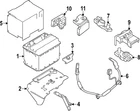 Genuine Nissan Battery Tray F4860-6CAAH New. Price: $74.07.