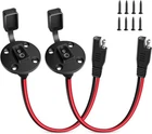Nilight - 10040W Pack 12AWG Sae Power Socket Sidewall Port Quick Black New. Price: $19.78.
