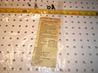 Mercedes W124 Under Hood Fuse Usa Version Designation Oe Sheet ONLY,1245450200 Used. Price: $26.65.