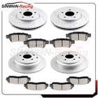Front Rear Ceramic Brake Pads Rotors For Honda Odyssey 05-10 Drilled Slotted New. Price: $192.16.