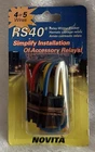 Novita RS40 Relay Wiring Installation Socket - Or 5 Wires! Nip New. Price: $12.95.
