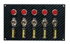 Moroso For Toggle Switch Panel - Dash Mount 4IN X 6.75IN Grey/black Fiber New. Price: $119.55.