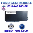 Rebuilt F250 F350 1999-2001 Gem Bcm Multi-function Control Module F81B-14B205-EP Remanufactured. Price: $499.99.