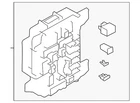 Genuine Mitsubishi Junction Block 8637C621 New. Price: $1383.20.