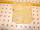 Mercedes W126 83 380SE Under Fuse Designation Sheet ,usa VERSION,1265450500. Price: $22.00.