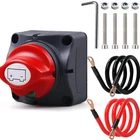 Battery Disconnect Switch, 2PCS 1.65FT Awg Cables With 3/8" Lug 1PCS New. Price: $32.61.
