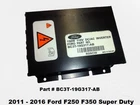 BC3T-19G317-AB To 16 Ford F250 110V Dc / Ac Converter Inverter Power Oem Used. Price: $49.00.