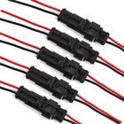 Utsauto 2 Pin Way Waterproof Electrical Connector Wire Harness 16 Awg 5 Sets New. Price: $8.97.