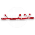 One New 21" Overmolded Four-battery Harness Assembly, Red Deka/east... Fast Ship. Price: $72.99.