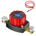 Side Post Disconnect Switch With Voltmeter 3/8" Stud, 5-60V Battery... New. Price: $38.00.