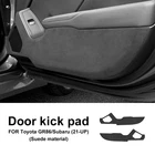 Italian Suede Door Anti Kick Pad Protection Mat For Subaru Brz Toyota GR86 21-26 New. Price: $28.99.