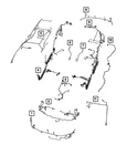 Genuine Mopar Body Left Wiring 68476440AD New. Price: $814.44.