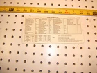 Mercedes W208 CLK430 2002 Under Hood Fuse Box 1 Designation SHEET,A2085452300 Used. Price: $21.50.