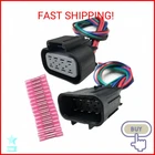 Lizapus Male And Femail 8 Pin Headlights Connector Harness Wire Compatible With New. Price: $27.50.
