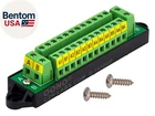 16AMP Ac/dc 48V 2X12 Position Terminal Block Distribution Module. D-1410GP New. Price: $23.86.