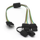 4 Way Y-splitter Plug Universal For Tailgate Bar And Trailer Lights New. Price: $12.30.