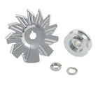 Mr. Gasket 6808 Chrome Alternator Fan & Pulley - New. Price: $40.39.