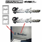 78-88 Brougham Cutlass Supreme Sail Panel Script Emblems Gm# 20085597 20085400 New. Price: $164.95.