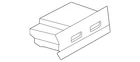 Genuine Nissan Audio Auxiliary Jack 284H3-7JA0A New. Price: $103.04.