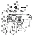 Genuine Mopar Multi-function Switch 4685711AC New. Price: $127.44.