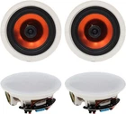 Herdio High Power Ceiling Speakers 8" 800WATTS (2 Pairs) Flush Mount Crisp Sound New. Price: $148.60.