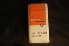 12V Coil Resistor Nos Delco Remy A-1101 New. Price: $29.99.