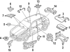 Genuine Audi Woofer 4M0-035-621-L New. Price: $498.54.