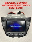 Hyundai Veloster Radio Display Screen Receiver Xm 2014-2017 Oem 96560-2V700 Used. Price: $248.99.