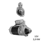 2.0 Kw Starter Replaces Bosch 0001313001 0001313003 0001313005 Mercedes B1085R New. Price: $558.54.