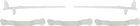 1963-66 Dart Barracuca Valiant; Under Hood Wire Strap Kit; 5 Piece Set New. Price: $9.99.