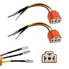 Povtii 2PCS Ceramic H4 9003 HB2 Wiring Harness Headlight Socket, Pigtail... New. Price: $7.67.