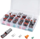228 Pcs Deutsch Dt Kit, 2, 3, 4, 6, 8, 12 Pin Gray Connector... New. Price: $26.84.